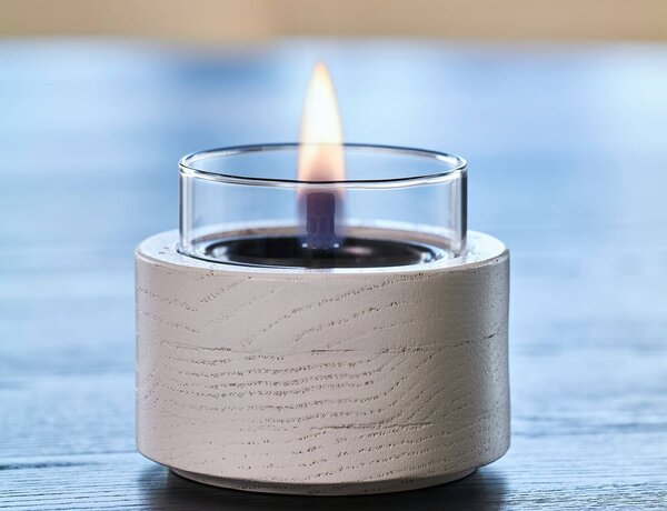 Επιτραπέζια Εστία Φωτιάς Lotus 10 Tenderflame με διάρκεια καύσης 4 - 5 ώρες, χωρητικότητα δεξαμενής 150ml και διαστάσεις 10x8.5cm - White