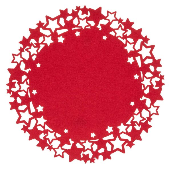 Σουπλά Fééric Lights & Christmas με διάμετρο 38cm - Red