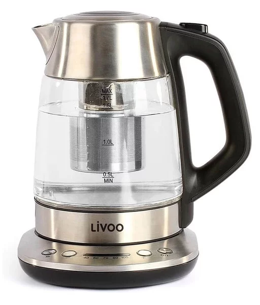 Ηλεκτρική Τσαγιέρα Livoo DOD165 με χωρητικότητα 1.7L και ισχύ 2200W