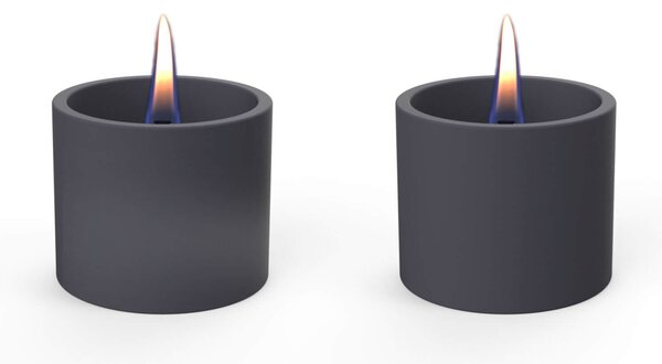 Επιτραπέζια Εστία Φωτιάς Breeze 8 Tenderflame με διάρκεια καύσης 4 - 5 ώρες, χωρητικότητα δεξαμενής 150ml και διαστάσεις 9x7.5cm - Black - 2 τεμάχια