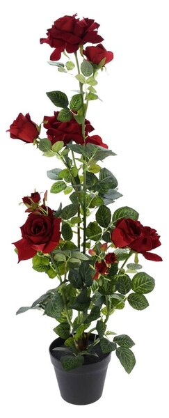 Τεχνητό φυτό σε γλάστρα Τριανταφυλλιά - 95cm