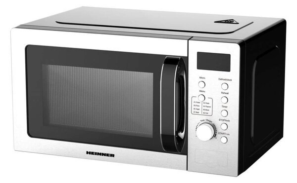 Φούρνος μικροκυμάτων Heinner HMW-D2060SS με χωρητικότητα 20L και ισχύ 700W - Inox