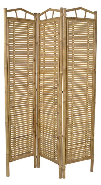 Διακοσμητικό Παραβάν Lesli Living από Ξύλο Bamboo με διαστάσεις 120x180cm - Απόχρωση Ξύλου