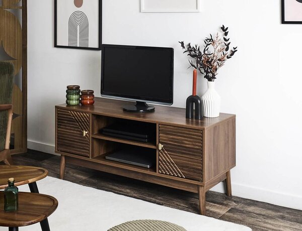 Έπιπλο Τηλεόρασης Tiffany Home Deco Factory με διαστάσεις 110x40x48cm