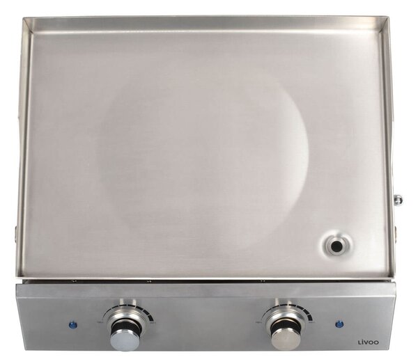 Ηλεκτρική Ψησταριά plancha Livoo DOC302 με ισχύ 2800W, ρυθμιζόμενο θερμοστάτη και επιφάνεια ψησίματος 51x36cm