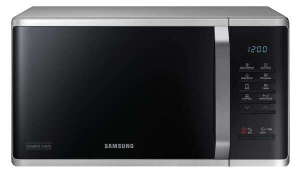 Φούρνος Μικροκυμάτων Samsung MG23K3523AS/E2 Με Χωρητικότητα 23L Και Ισχύ 800W