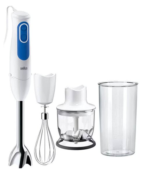 Ραβδομπλέντερ Braun MultiQuick 3 MQ3025WH με ισχύ 700W και 2 ταχύτητες