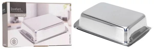 Βουτυριέρα Excellent Houseware με διαστάσεις 16.7x5x11cm