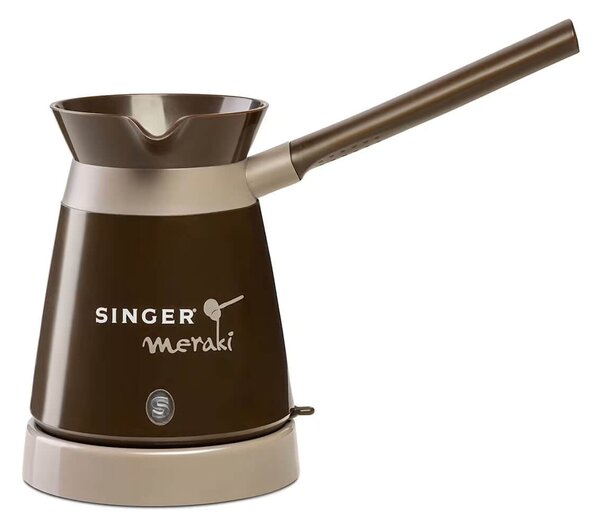 Ηλεκτρικό Μπρίκι Singer Meraki CM1110 BR με ισχύ 800W και χωρητικότητα 270ml - Brown