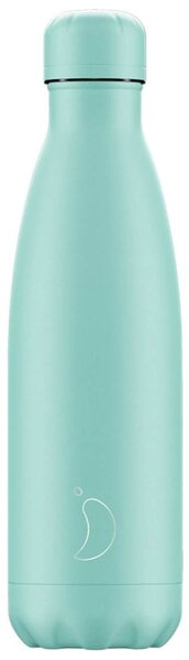 Mπουκάλι Θερμός Chilly's με χωρητικότητα 500ml και διατήρηση θερμοκρασίας 12h ζεστό / 24h κρύο - Pastel Green
