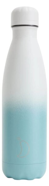 Μπουκάλι Θερμός Original Gradient Chilly's με χωρητικότητα 500ml και διατήρηση θερμοκρασίας 12h ζεστό / 24h κρύο - Granite Dusty Teal