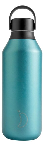 Μπουκάλι Θερμός Series 2 Metallic Chilly's με χωρητικότητα 500ml και διατήρηση θερμοκρασίας 12h ζεστό / 24h κρύο - Atlantis
