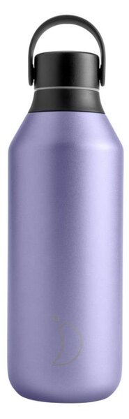 Μπουκάλι Θερμός Series 2 Metallic Chilly's με χωρητικότητα 500ml και διατήρηση θερμοκρασίας 12h ζεστό / 24h κρύο - Lavender