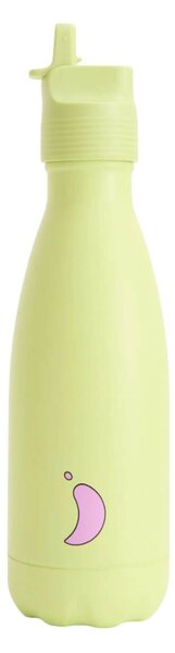 Μπουκάλι Θερμός Original Kids Chilly's με πτυσσόμενο καλαμάκι, χωρητικότητα 350ml και διατήρηση θερμοκρασίας 12h ζεστό / 24h κρύο - Lime