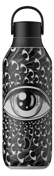Μπουκάλι Θερμός Series 2 Studio Chilly's με χωρητικότητα 500ml και διατήρηση θερμοκρασίας 12h ζεστό / 24h κρύο - The all seeing eye