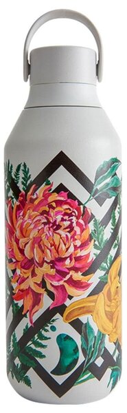 Μπουκάλι Θερμός Series 2 Botanicals Chilly's με χωρητικότητα 500ml και διατήρηση θερμοκρασίας 12h ζεστό / 24h κρύο - Woven Dahlia