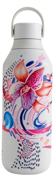 Μπουκάλι Θερμός Series 2 Urban Murals Chilly's με χωρητικότητα 500ml και διατήρηση θερμοκρασίας 12h ζεστό / 24h κρύο - Orchid