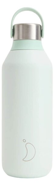 Μπουκάλι Θερμός Series 2 Chilly's με χωρητικότητα 500ml και διατήρηση θερμοκρασίας 12h ζεστό / 24h κρύο - Lichen Green