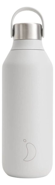 Μπουκάλι Θερμός Series 2 Chilly's με χωρητικότητα 500ml και διατήρηση θερμοκρασίας 12h ζεστό / 24h κρύο - Granite Grey