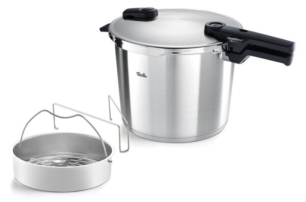 Χύτρα Ταχύτητας Fissler Vitaquick Premium με καλάθι ατμού, χωρητικότητα 10L και διάμετρο 26cm