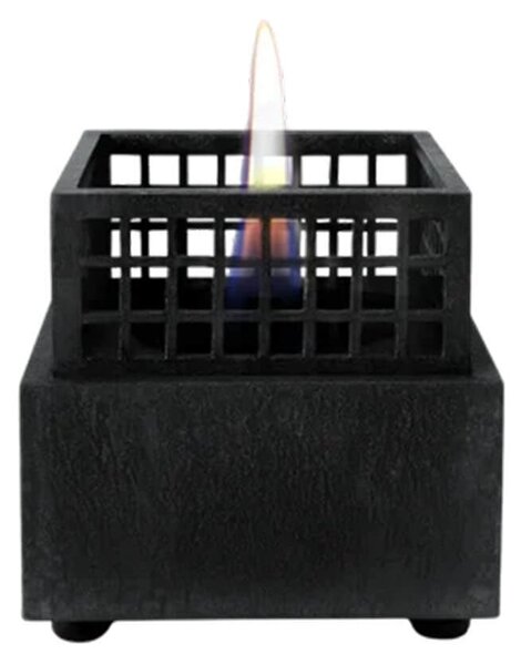 Επιτραπέζια Εστία Φωτιάς Agni 16 Tenderflame με διάρκεια καύσης 2 - 3 ώρες, χωρητικότητα δεξαμενής 250ml και διαστάσεις 16.5x16.5x17cm - Black