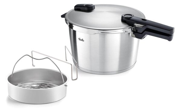 Χύτρα Ταχύτητας Fissler Vitaquick Premium με καλάθι ατμού, χωρητικότητα 8L και διάμετρο 26cm