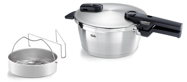 Χύτρα Ταχύτητας Fissler Vitaquick Premium με καλάθι ατμού, χωρητικότητα 3.5L και διάμετρο 22cm