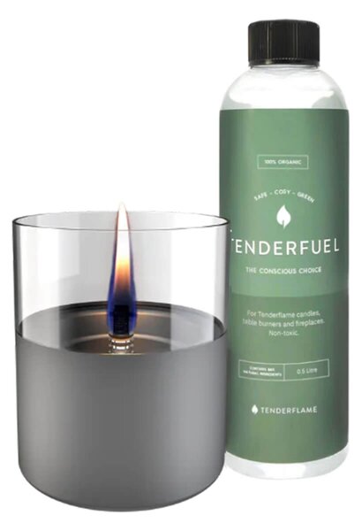 Σετ Gift Pack Επιτραπέζια εστία φωτιάς Lilly 10 & Tenderfuel 1lt Τenderflame με διάρκεια καύσης 9 - 10 ώρες, χωρητικότητα δεξαμενής 300ml και διαστάσε
