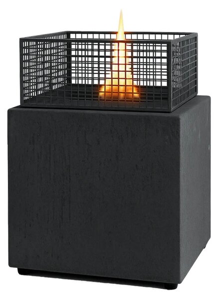 Επιδαπέδια Εστία Φωτιάς Agni 40 Tenderflame με διάρκεια καύσης 4 - 5 ώρες, χωρητικότητα δεξαμενής 1000ml και διαστάσεις 40.5x40.5x41cm - Black