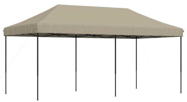 Τέντα Εκδηλώσεων Πτυσσόμενη Pop-Up Taupe 580x292x315 εκ. - Μπεζ-Γκρι