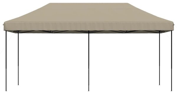 Τέντα Εκδηλώσεων Πτυσσόμενη Pop-Up Taupe 580x292x315 εκ. - Μπεζ-Γκρι