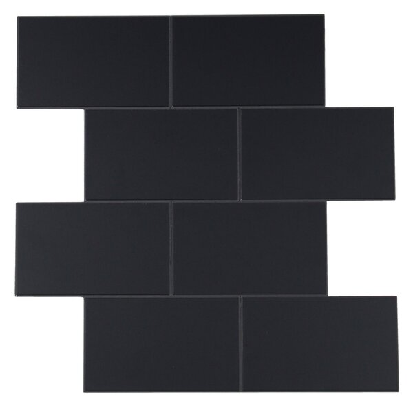 Αυτοκόλλητα Πλακάκια (Σετ 4τμχ) L-C Careo Black 1770154
