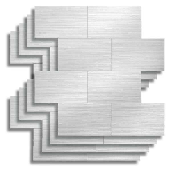 Αυτοκόλλητα Πλακάκια (Σετ 4τμχ) L-C Careo Chrome 1770161