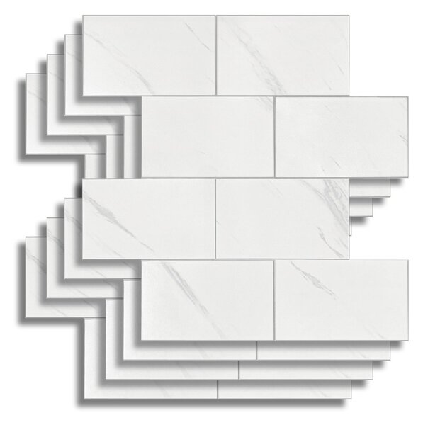 Αυτοκόλλητα Πλακάκια (Σετ 4τμχ) L-C Careo White 1770155