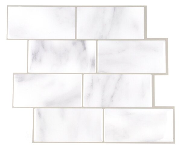 Αυτοκόλλητο 3D Πάνελ Τοίχου (30.5x25) L-C Metro Marble 1770132