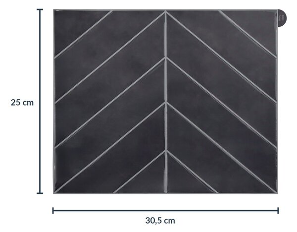 Αυτοκόλλητο 3D Πάνελ Τοίχου (30.5x25) L-C Parma Coal 1770157