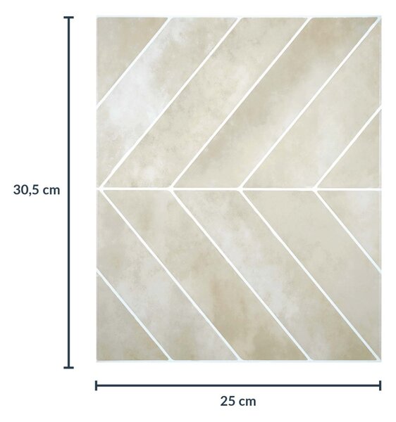 Αυτοκόλλητο 3D Πάνελ Τοίχου (30.5x25) L-C Parma Naturel 1770178