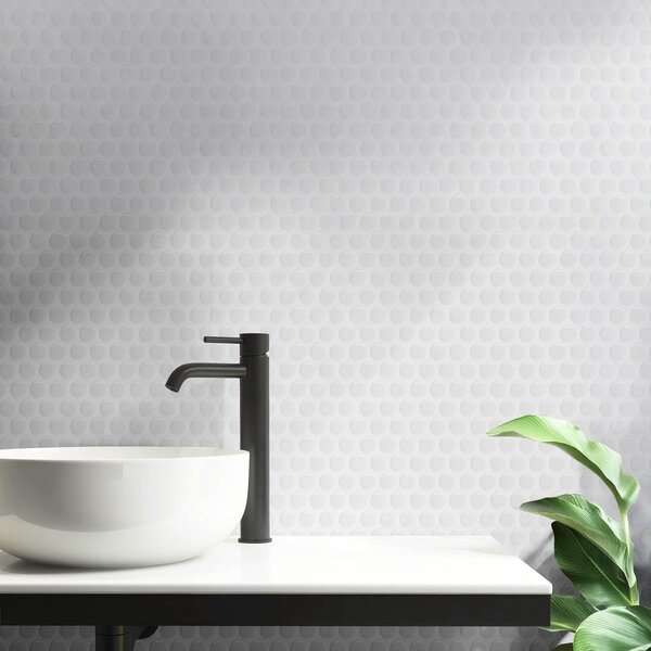 Αυτοκόλλητο 3D Πάνελ Τοίχου (30.5x25) L-C Pointille White 1770158