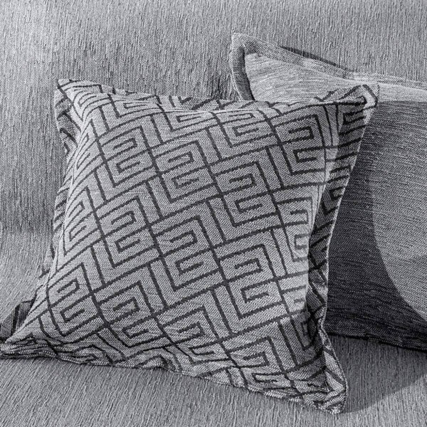 Διακοσμητική Μαξιλαροθήκη (45x45) 2 Όψεων Guy Laroche Op-Av-Om Silver