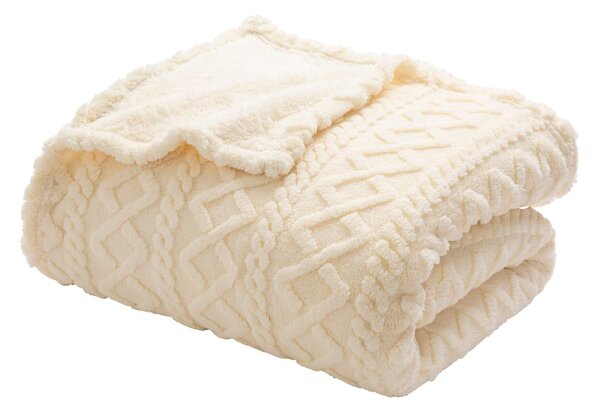 Κουβέρτα Fleece Υπέρδιπλη (220x240) L-C Edgar Natural 1645256