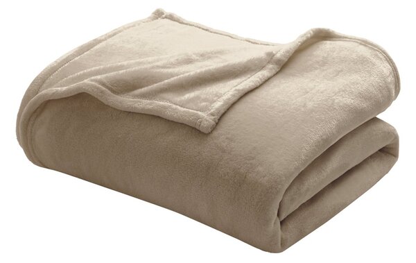 Κουβέρτα Fleece Υπέρδιπλη (220x240) L-C Flanou Taupe 1645259