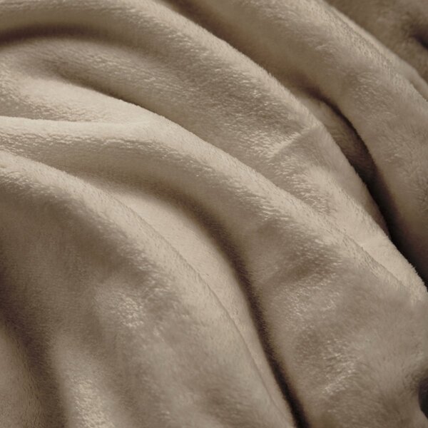 Κουβέρτα Fleece Υπέρδιπλη (220x240) L-C Flanou Taupe 1645259