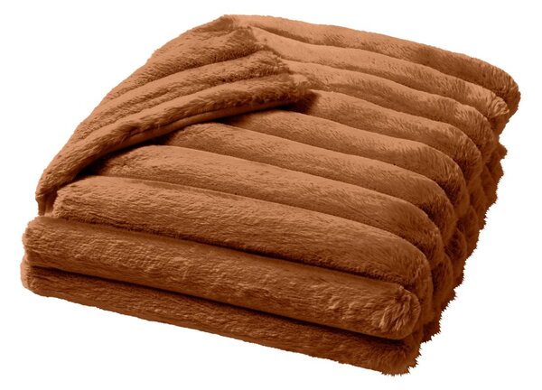 Κουβέρτα Γούνινη Υπέρδιπλη (220x240) L-C Boudoir Camel 1613064