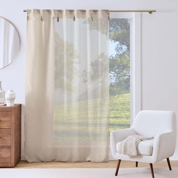 Κουρτίνα (140x240) Με Τρέσα L-C Dalila Linen 1627858