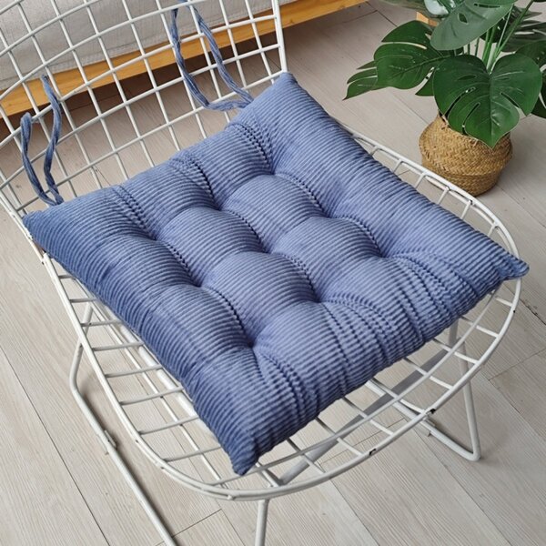 Μαξιλάρι Καρέκλας (40x40) Melinen Cord Blue