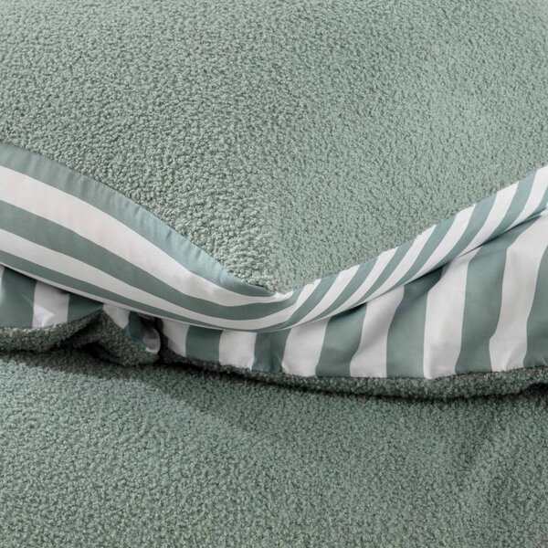Παπλωματοθήκη Fleece Μονή (140x200) + Διακοσμητική Μαξιλαροθήκη Fleece L-C Pilou Cedar 1645285