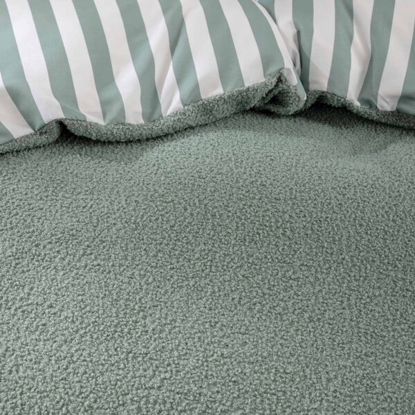 Παπλωματοθήκη Fleece Μονή (140x200) + Διακοσμητική Μαξιλαροθήκη Fleece L-C Pilou Cedar 1645285