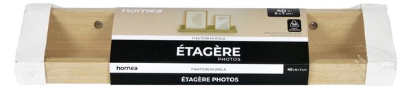 Ράφι Τοίχου (40x6x7) L-C L.Oak 6RAN890CC