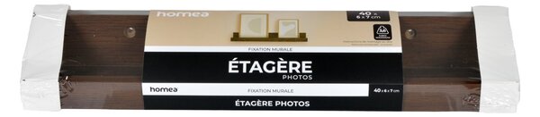Ράφι Τοίχου (40x6x7) L-C Acacia 6RAN890AC