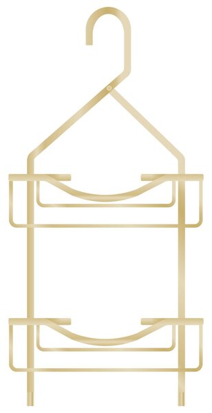 Ραφιέρα Μπάνιου Διπλή (28x12.5x57) L-C Filaire Gold 1802509